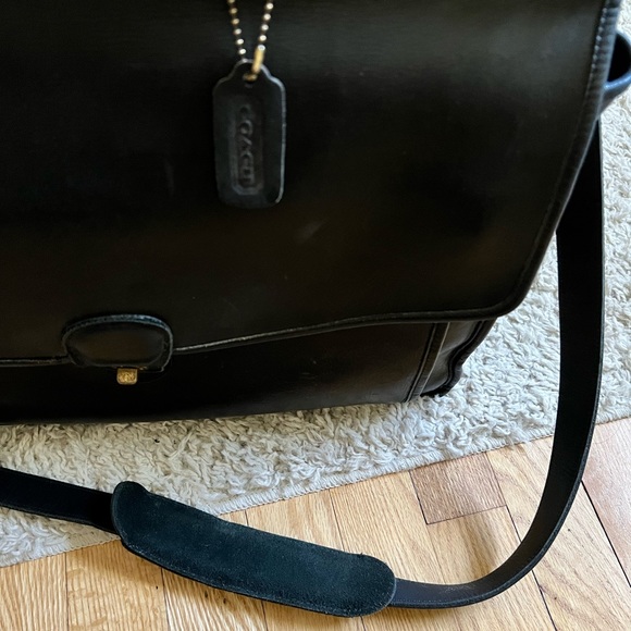 1980's Coach Vintage Lexington Messenger Briefcase Shoulder Bag - Picture 13 of 14